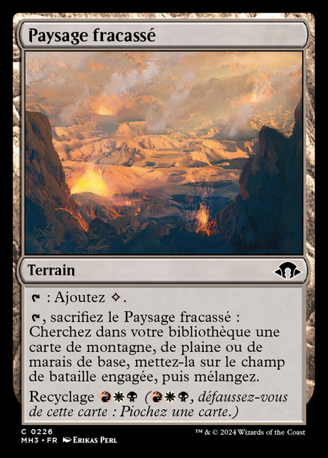 image Paysage fracassé