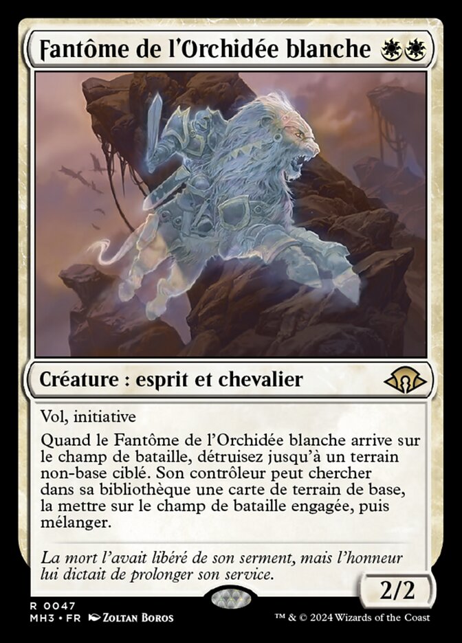 image Fantôme de l'Orchidée blanche