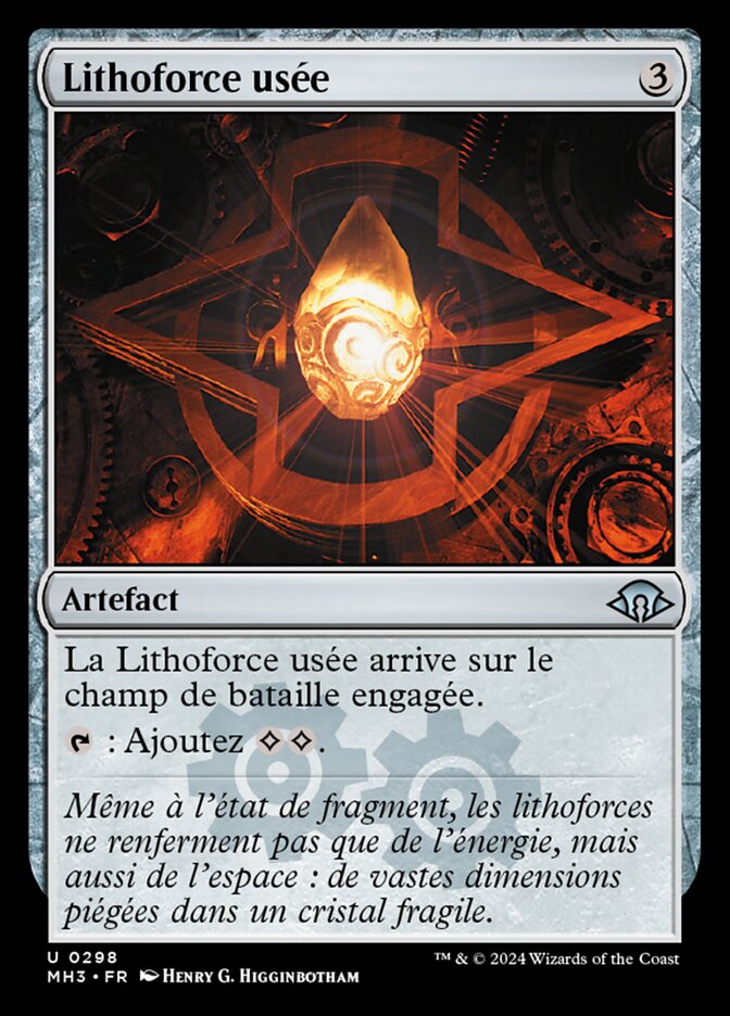 image Lithoforce usée