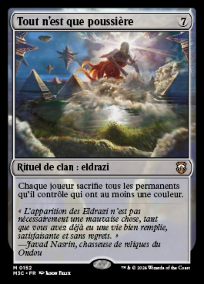 image Tout n'est que poussière