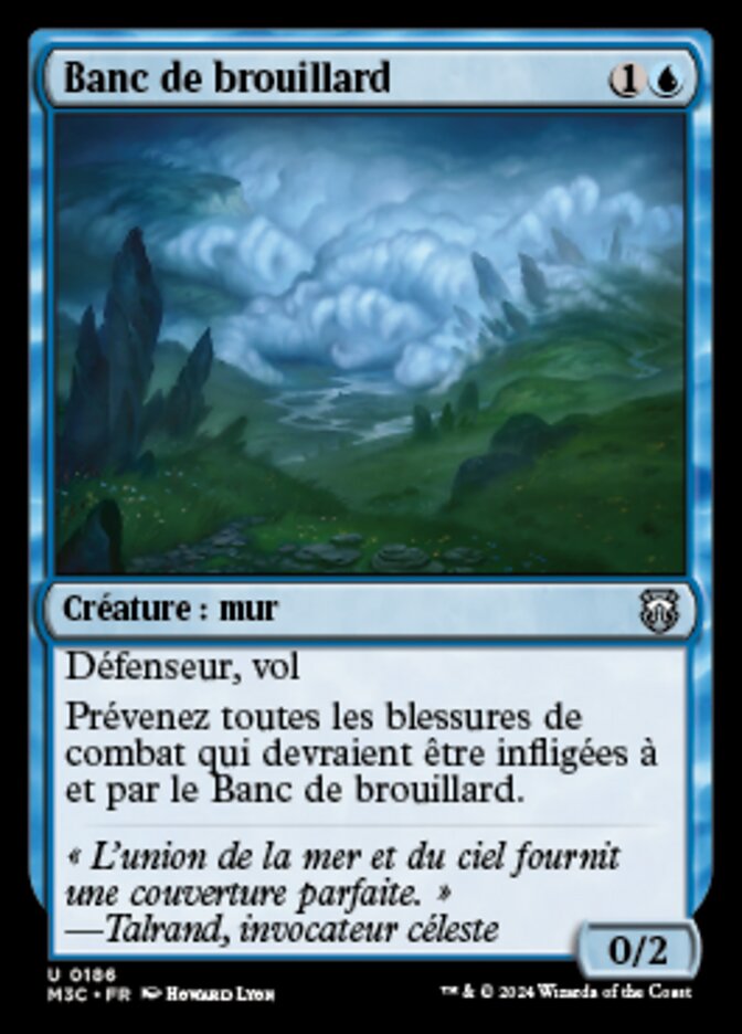 image Banc de brouillard