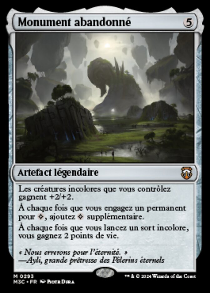 image Monument abandonné