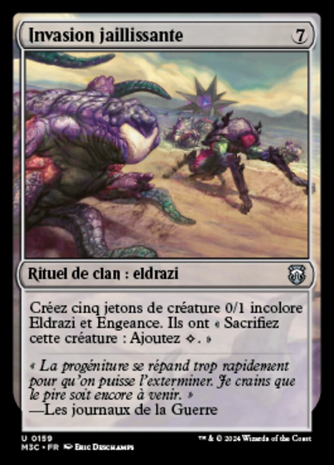 image Invasion jaillissante