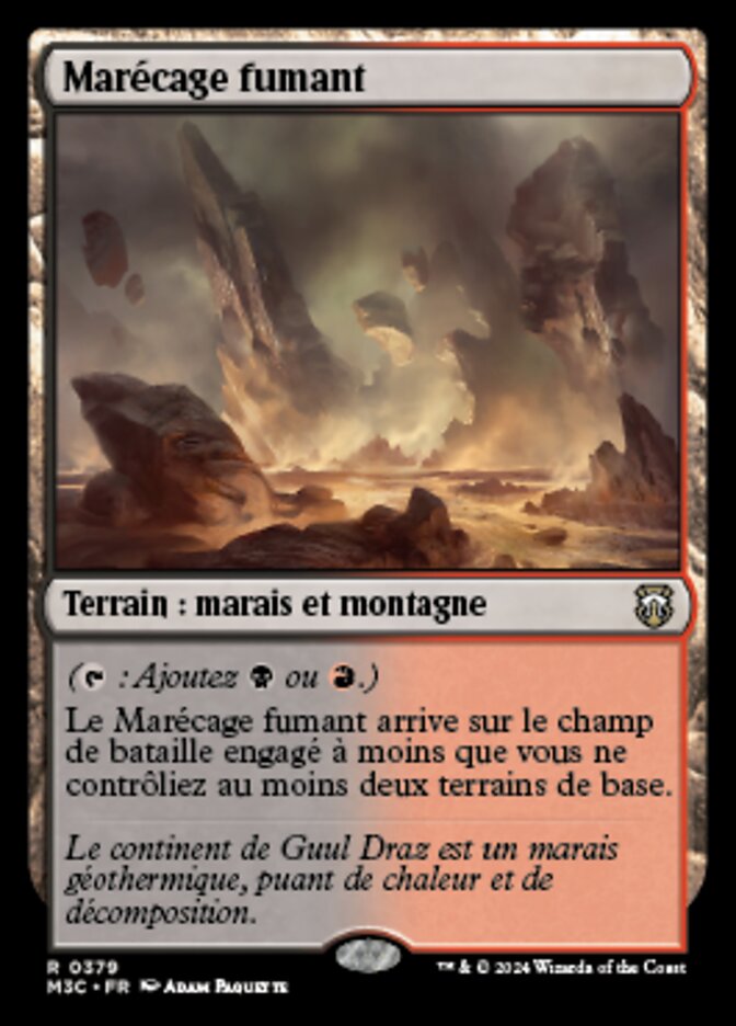 image Marécage fumant