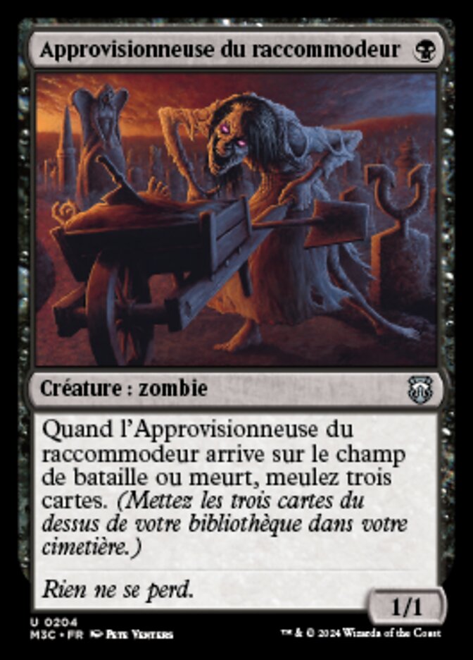 image Approvisionneuse du raccommodeur