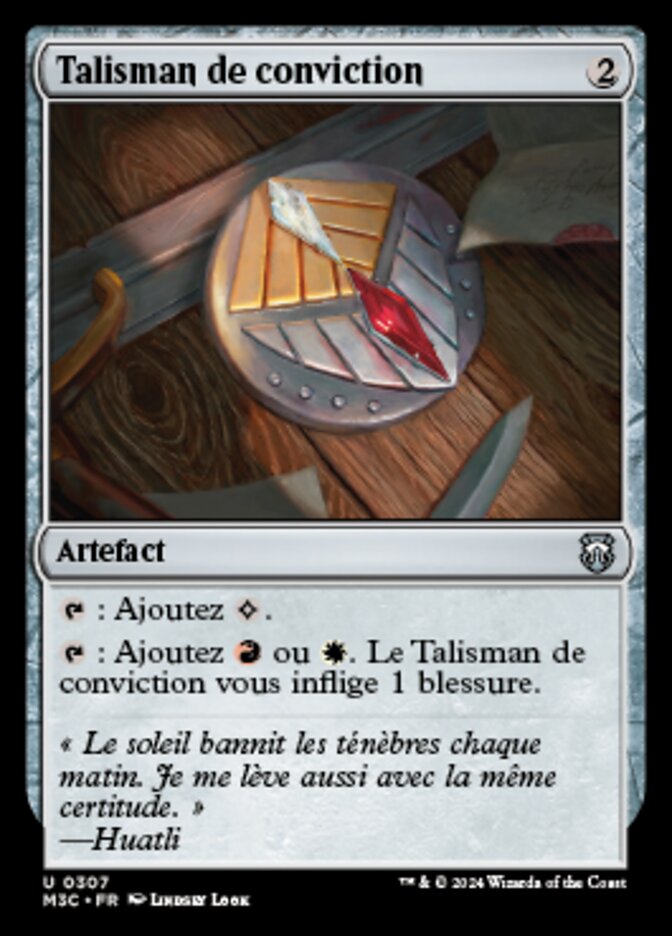 image Talisman de conviction