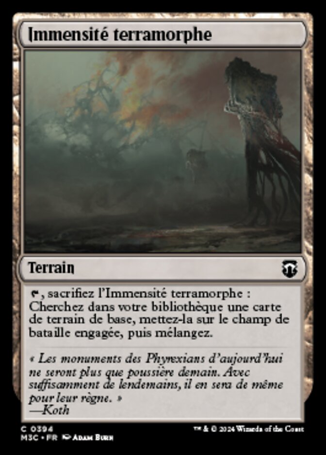 image Immensité terramorphe