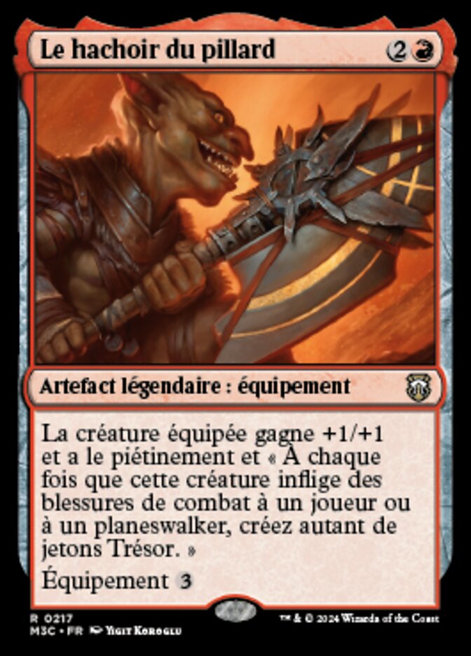 image Le hachoir du pillard