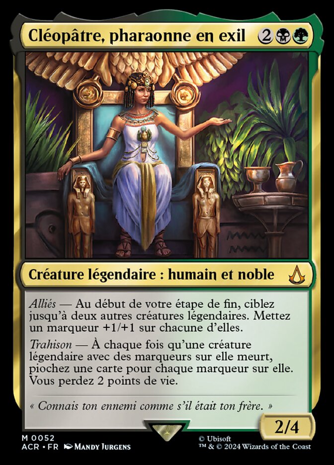 image Cléopâtre, pharaonne en exil