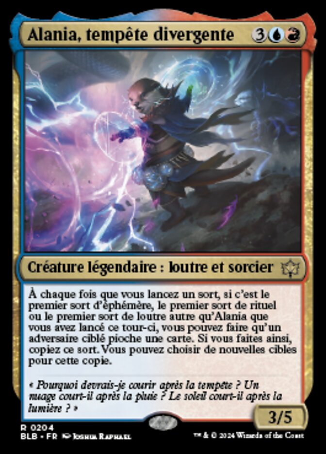 image Alania, tempête divergente