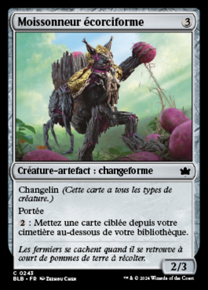 image Moissonneur écorciforme