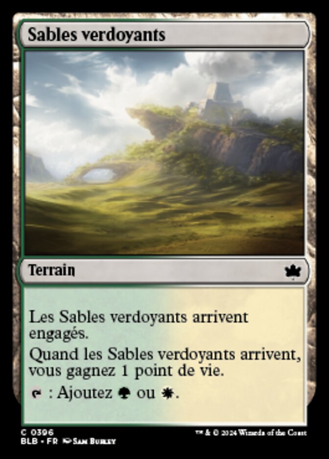 image Sables verdoyants