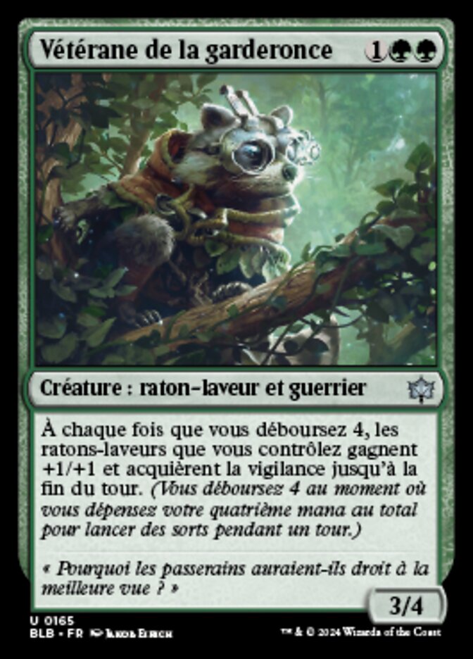 image Vétérane de la garderonce