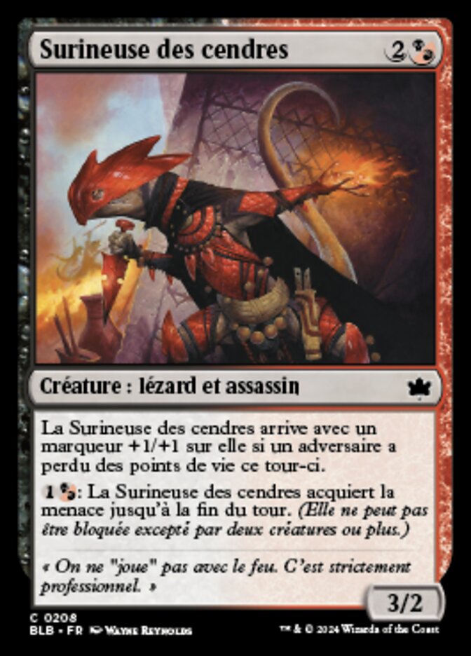 image Surineuse des cendres