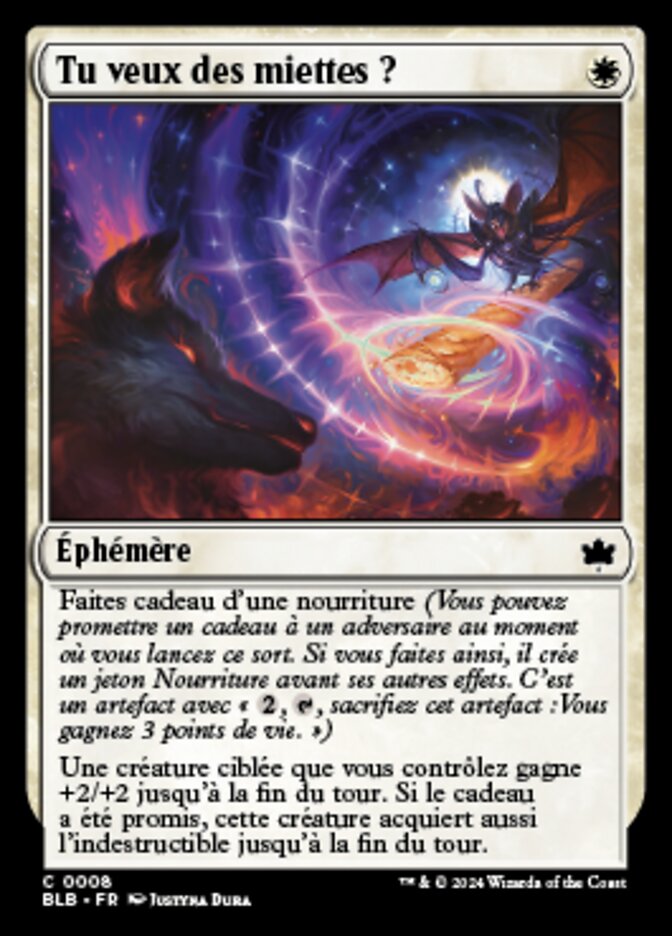 image Tu veux des miettes ?