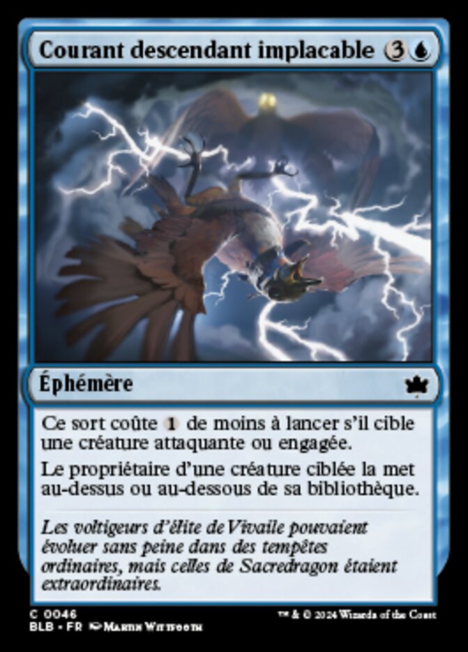 image Courant descendant implacable