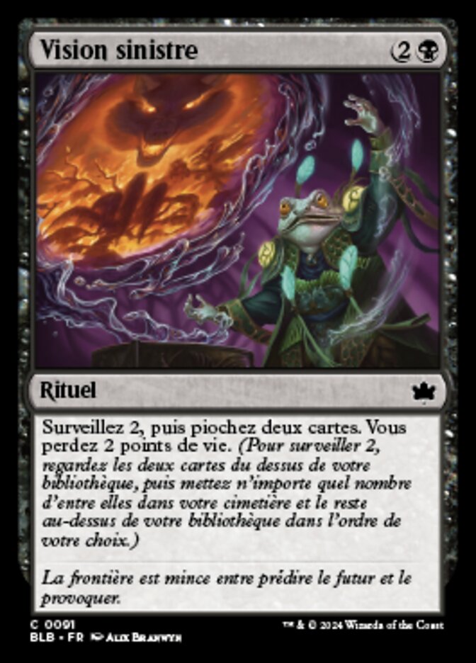 image Vision sinistre