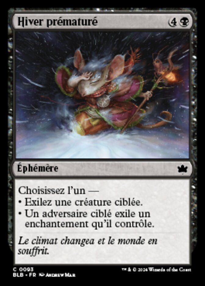 image Hiver prématuré