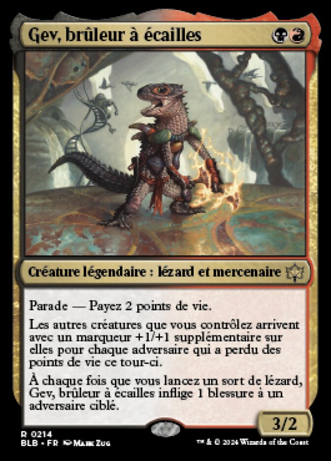 image Gev, brûleur à écailles