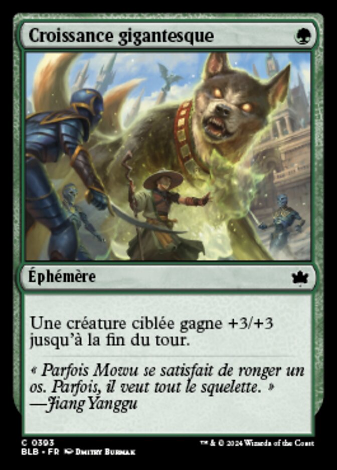 image Croissance gigantesque