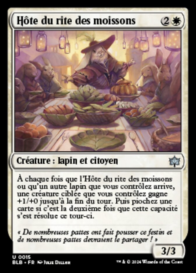 image Hôte du rite des moissons
