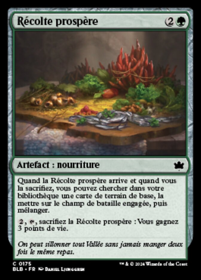 image Récolte prospère