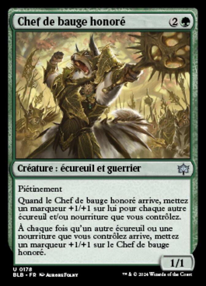 image Chef de bauge honoré