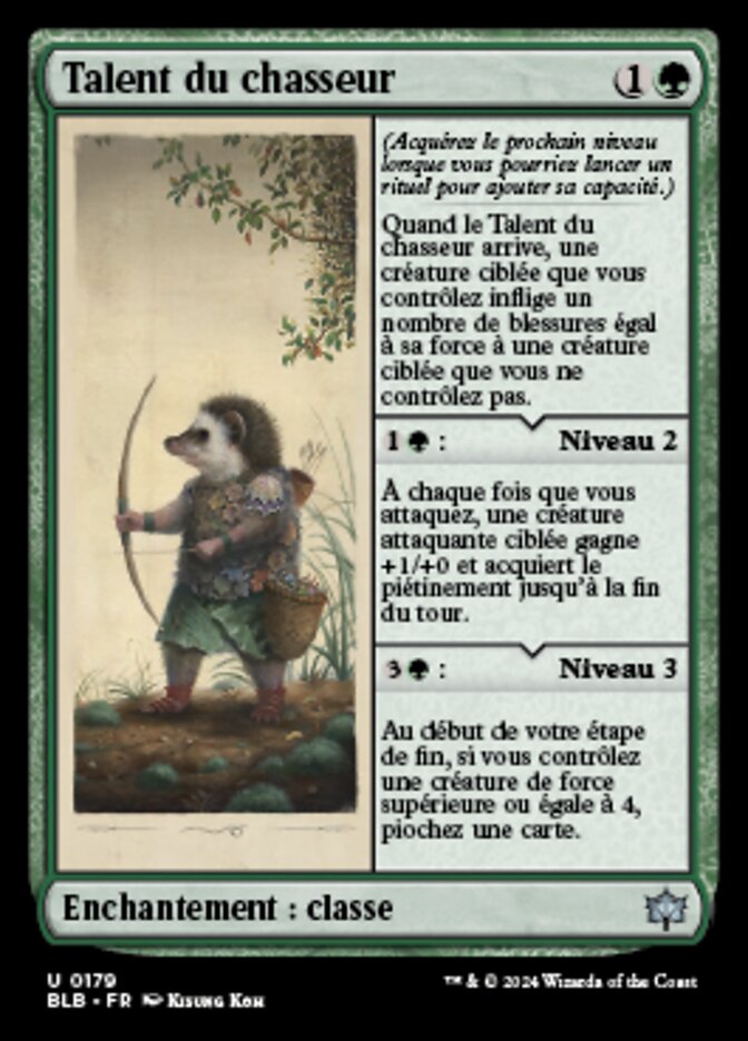 image Talent du chasseur
