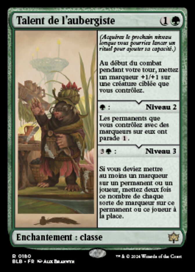 image Talent de l'aubergiste