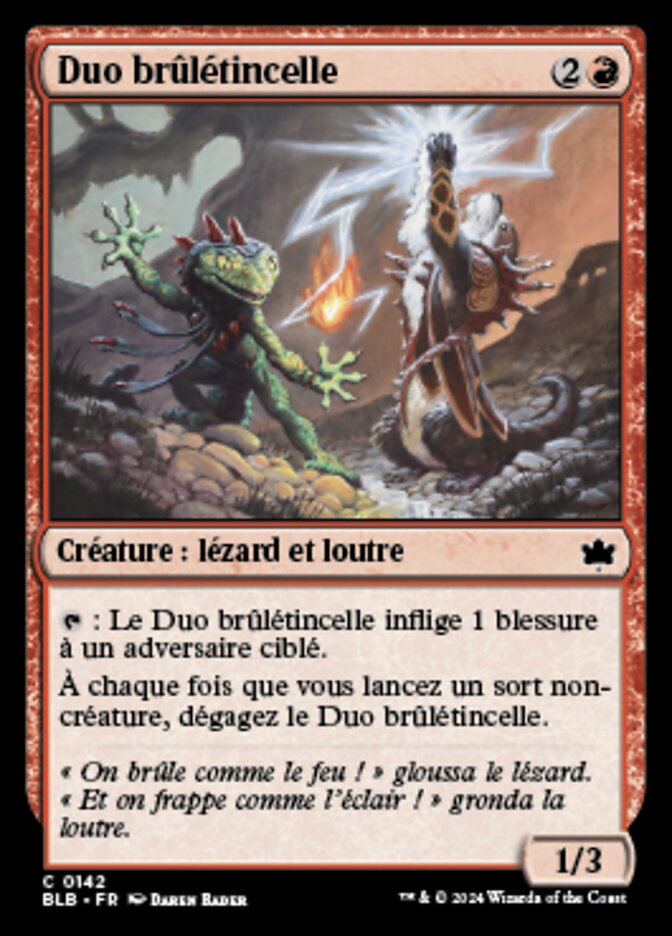 image Duo brûlétincelle