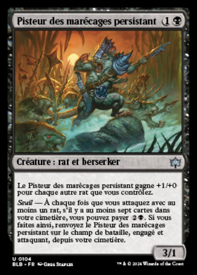 image Pisteur des marécages persistant