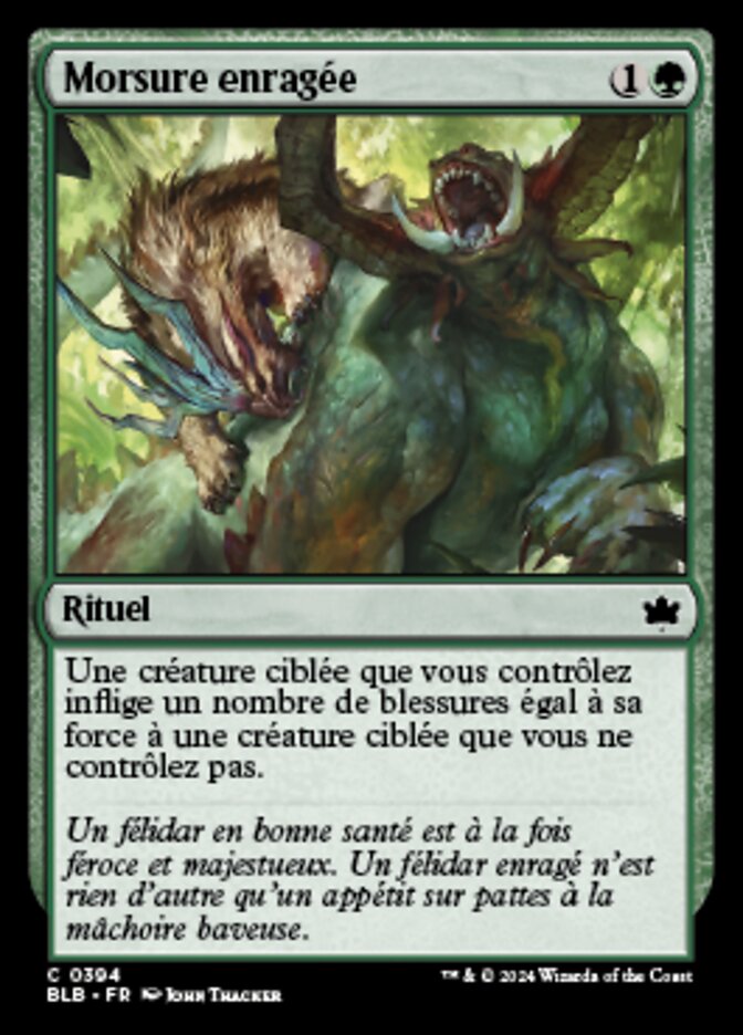 image Morsure enragée