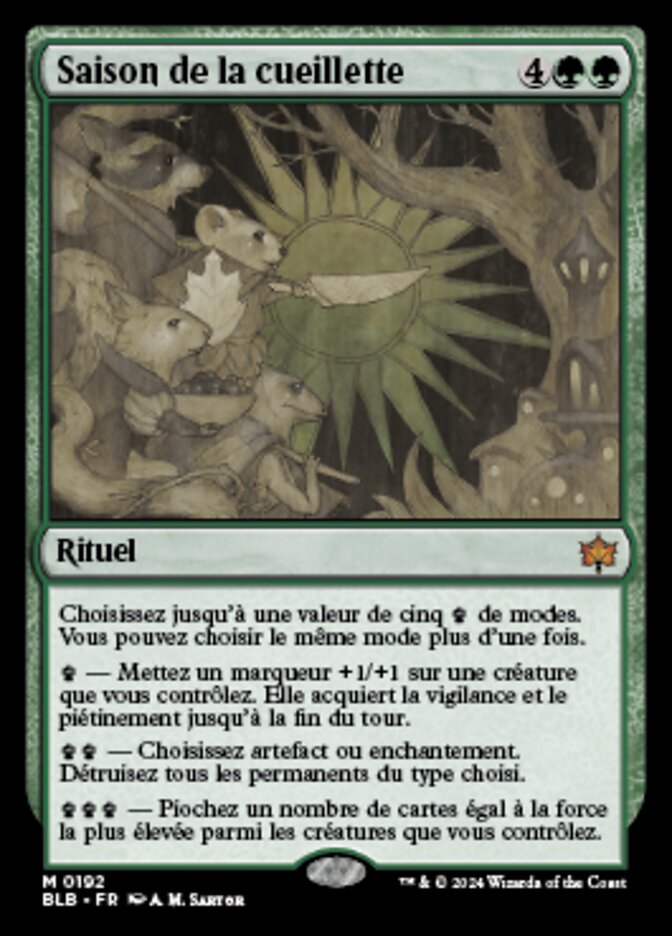 image Saison de la cueillette