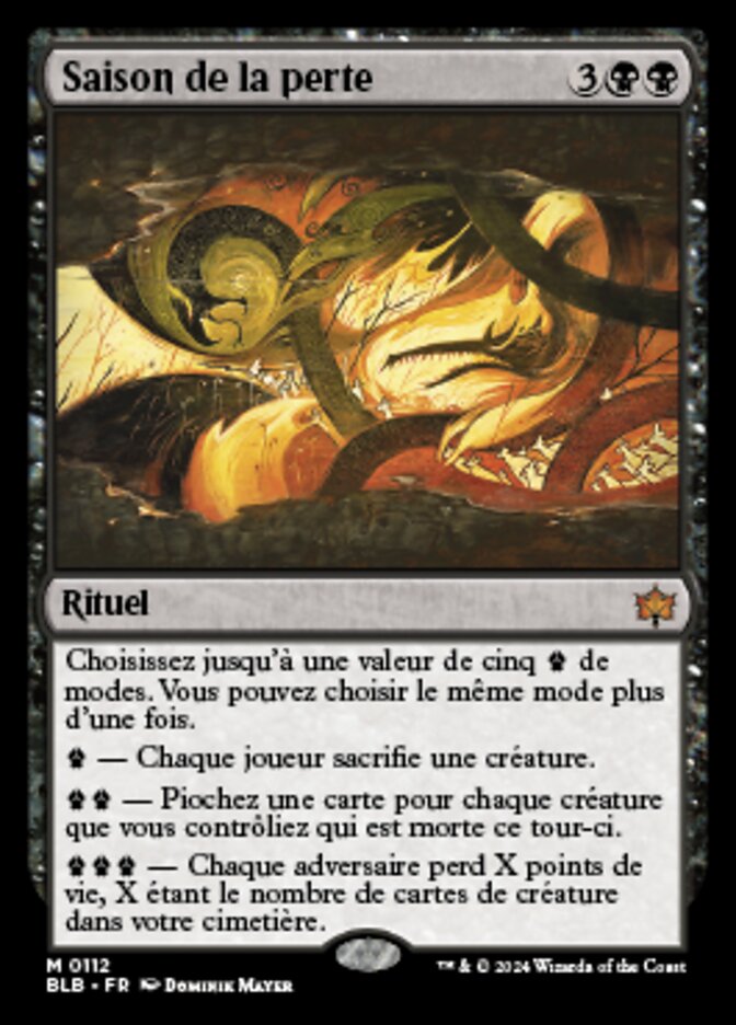 image Saison de la perte