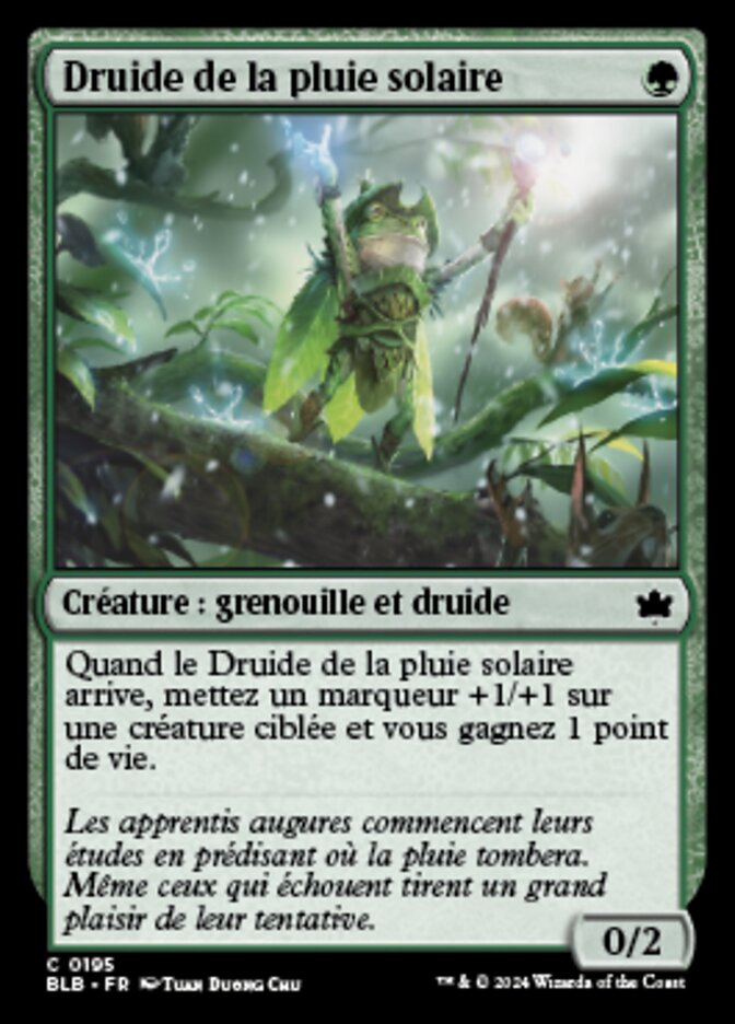 image Druide de la pluie solaire