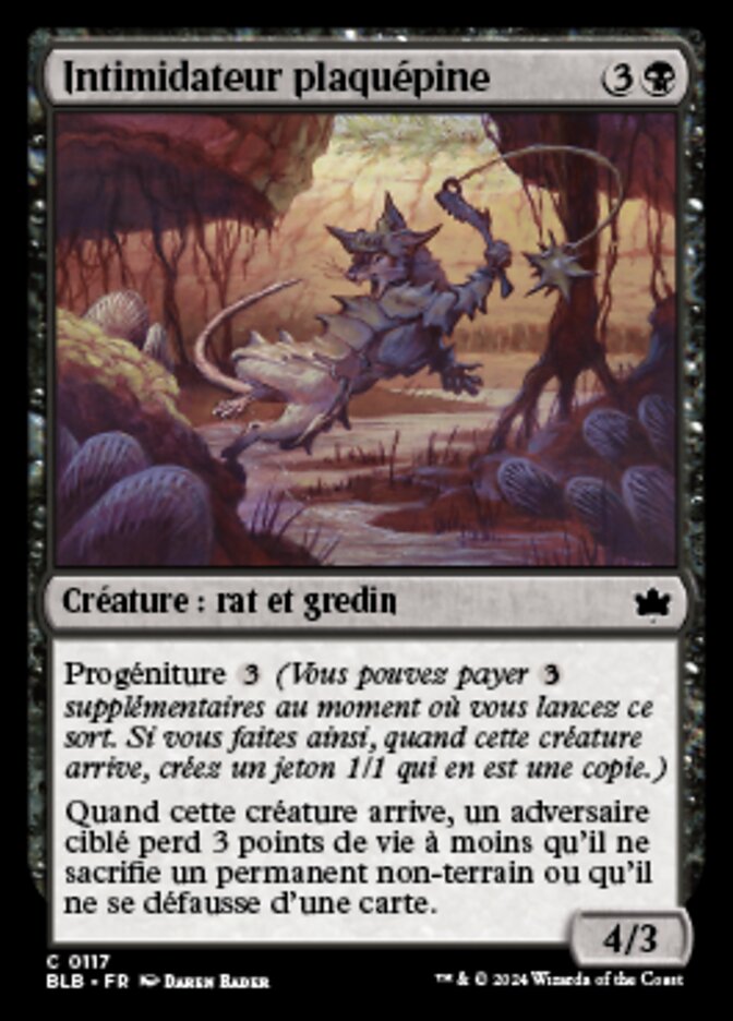 image Intimidateur plaquépine