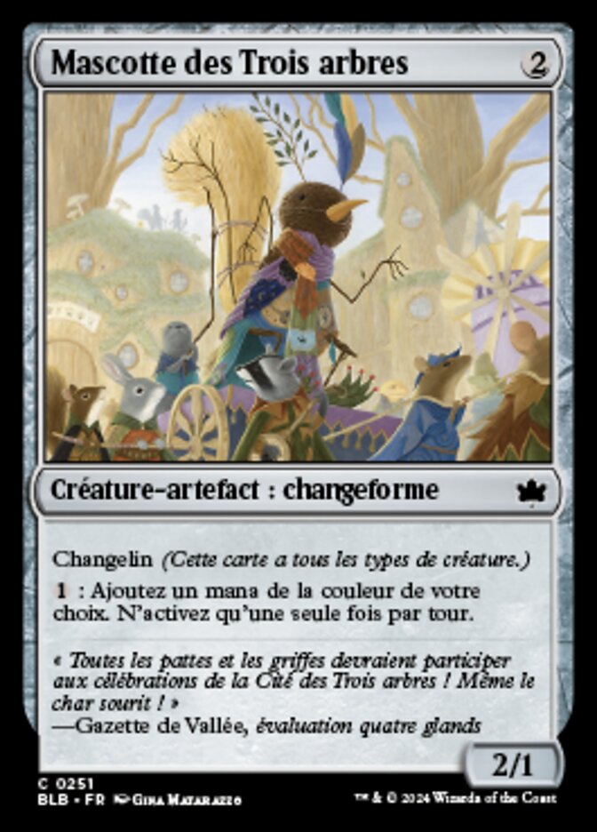 image Mascotte des Trois arbres