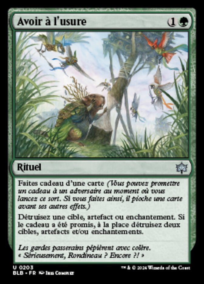 image Avoir à l'usure