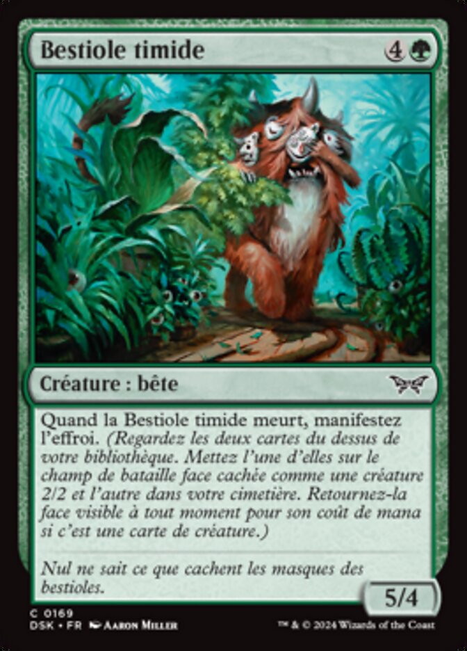 image Bestiole timide