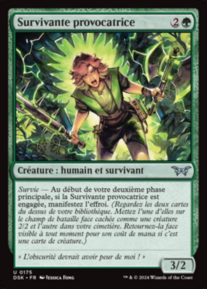 image Survivante provocatrice