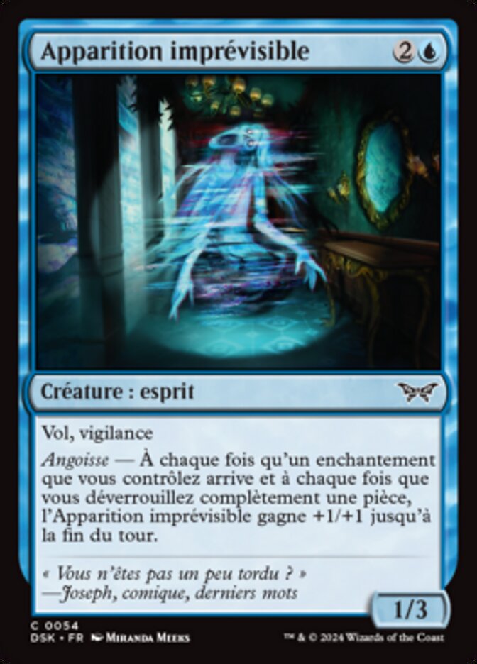 image Apparition imprévisible