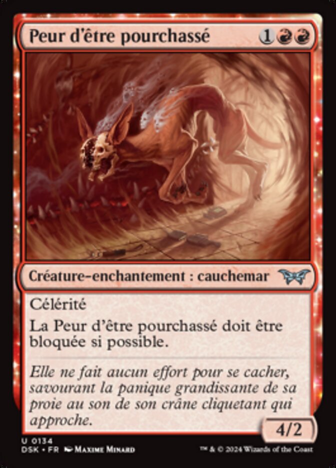 image Peur d'être pourchassé