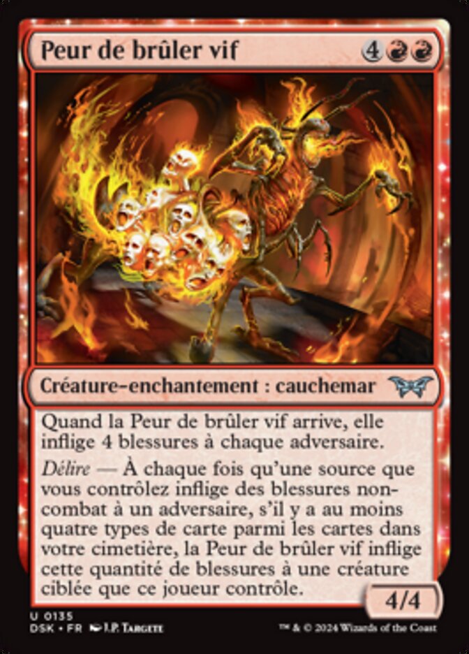 image Peur de brûler vif