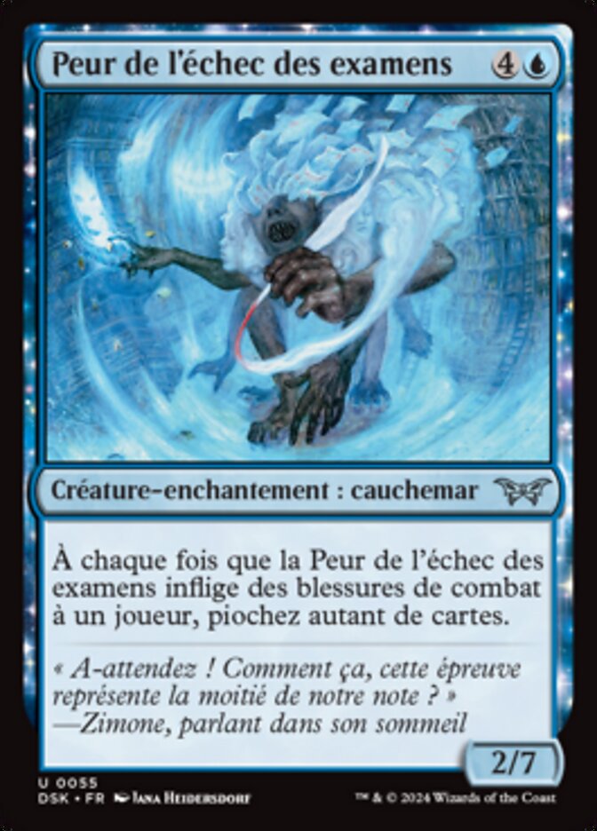 image Peur de l'échec des examens