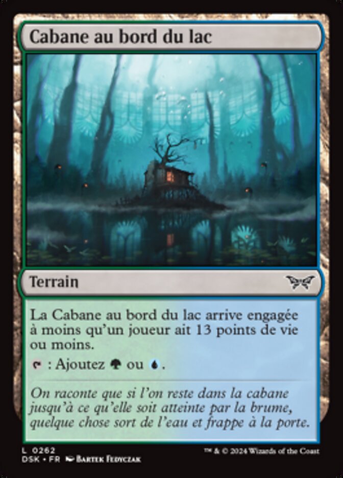 image Cabane au bord du lac