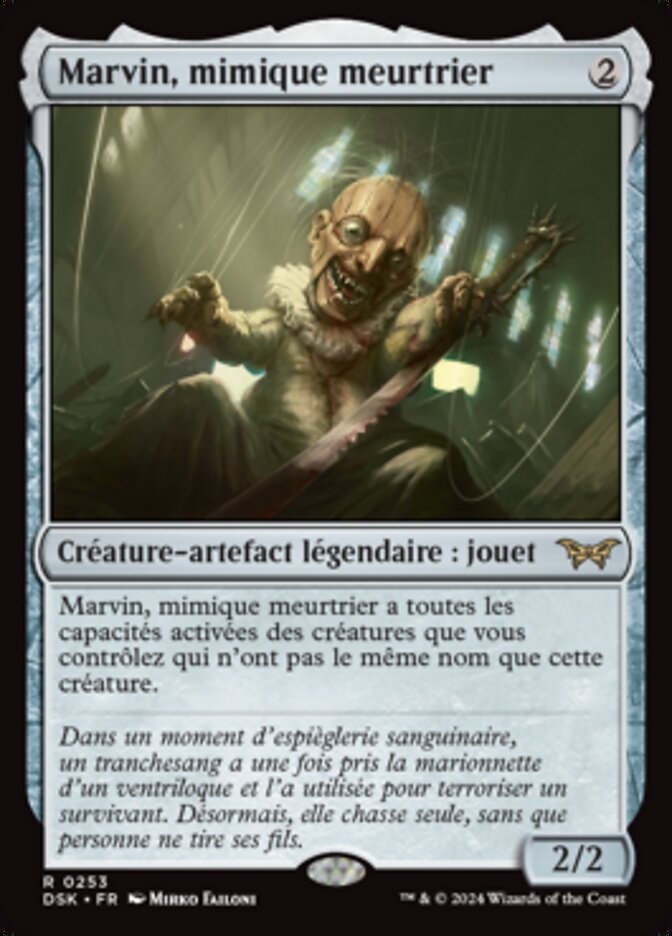 image Marvin, mimique meurtrier