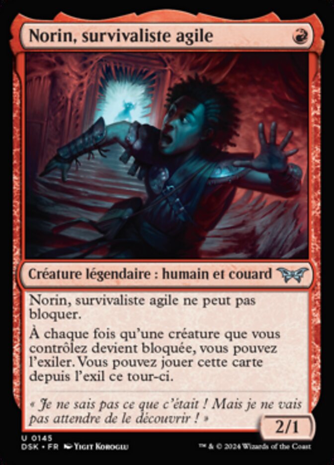 image Norin, survivaliste agile