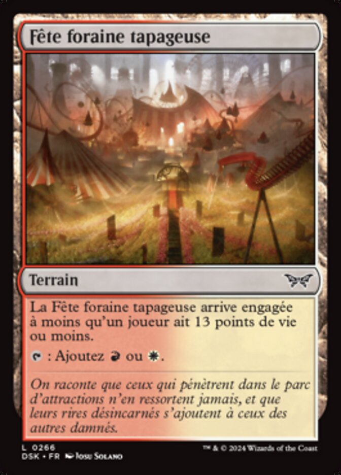 image Fête foraine tapageuse