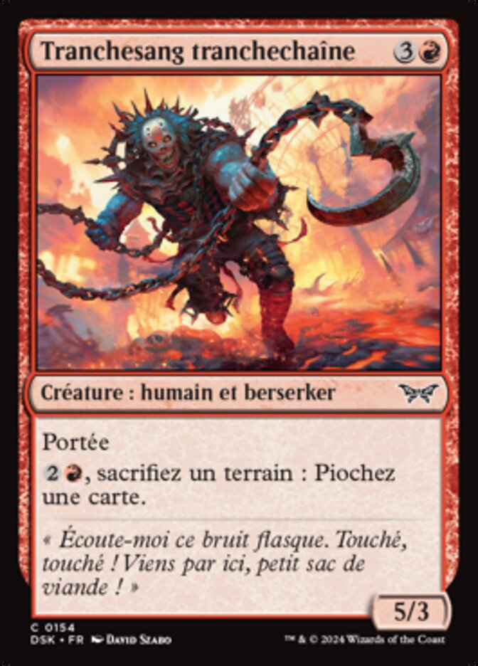 image Tranchesang tranchechaîne