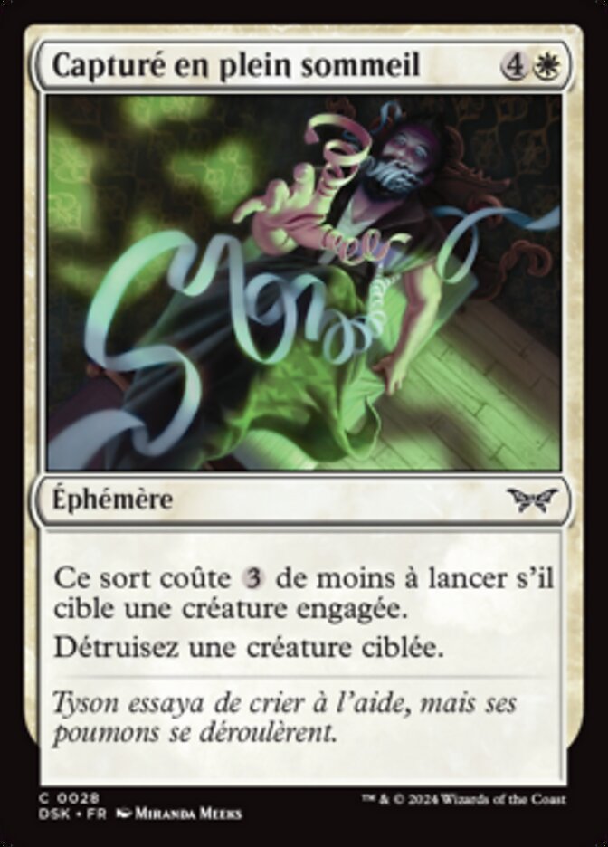 image Capturé en plein sommeil